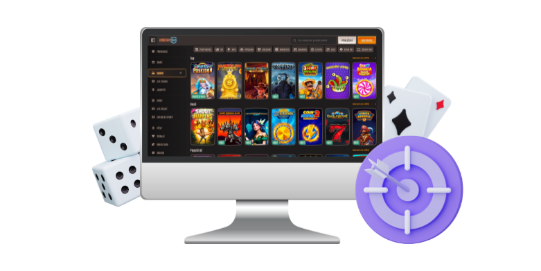 Herní katalog Neon54 Casino: automaty, stoly a živé hry